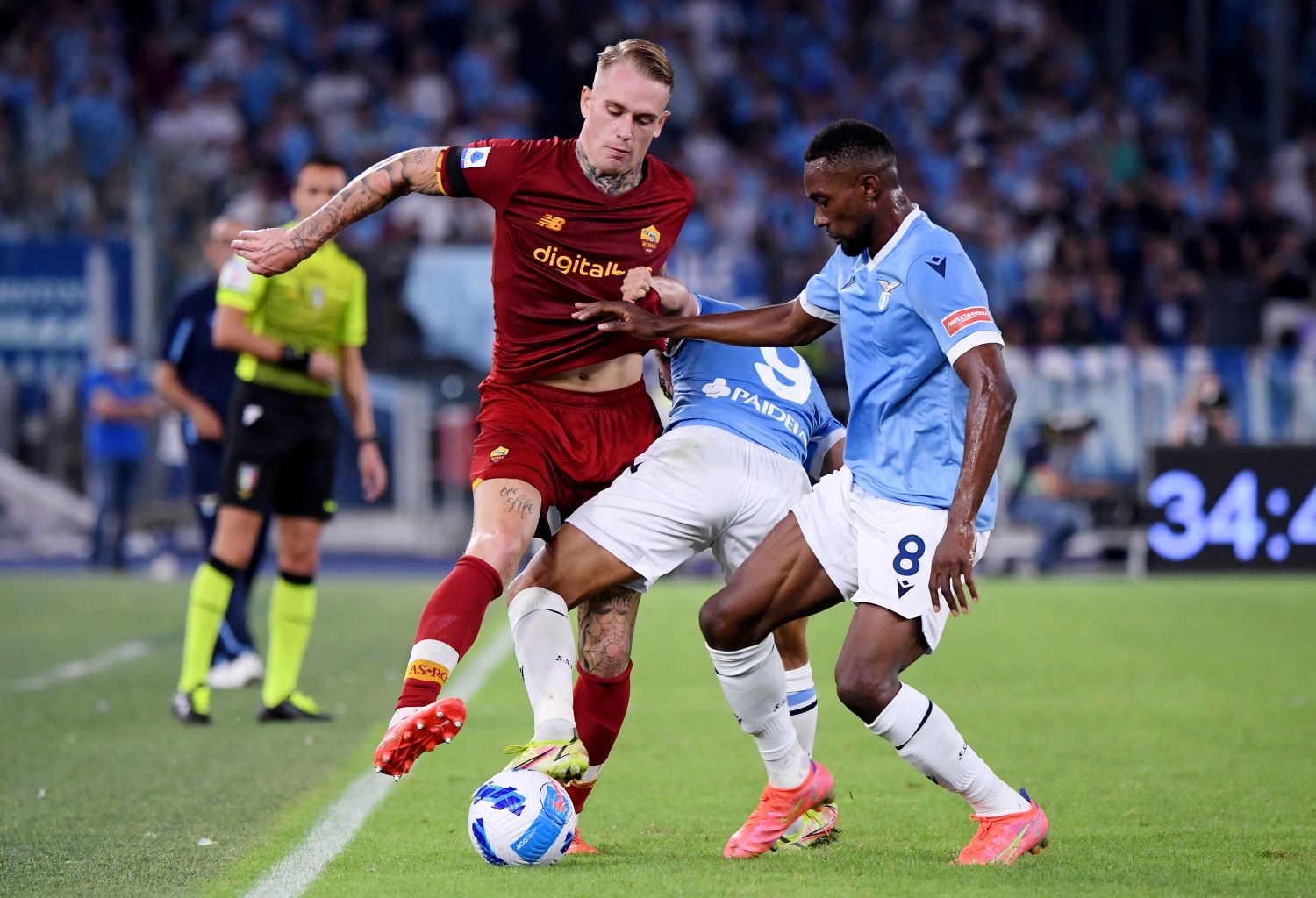 nhan dinh as roma vs lazio 02h45 ngay 06 01 giai vo dich y serie a 3